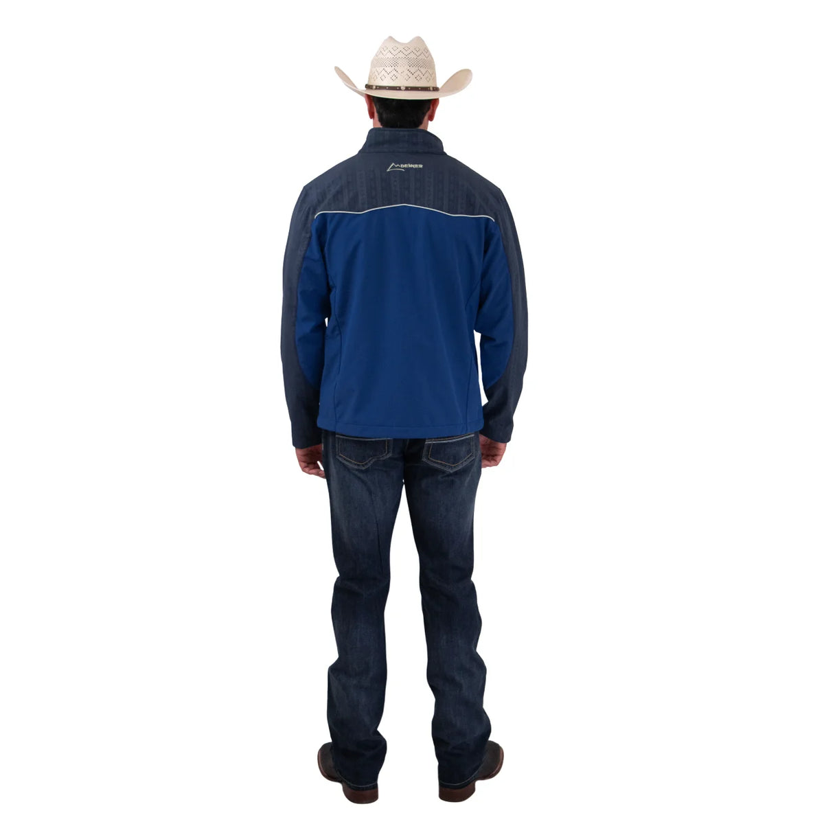 Chamarra Vaquera Icy Denver Impermeable Azul Marino y Azul Grisáceo