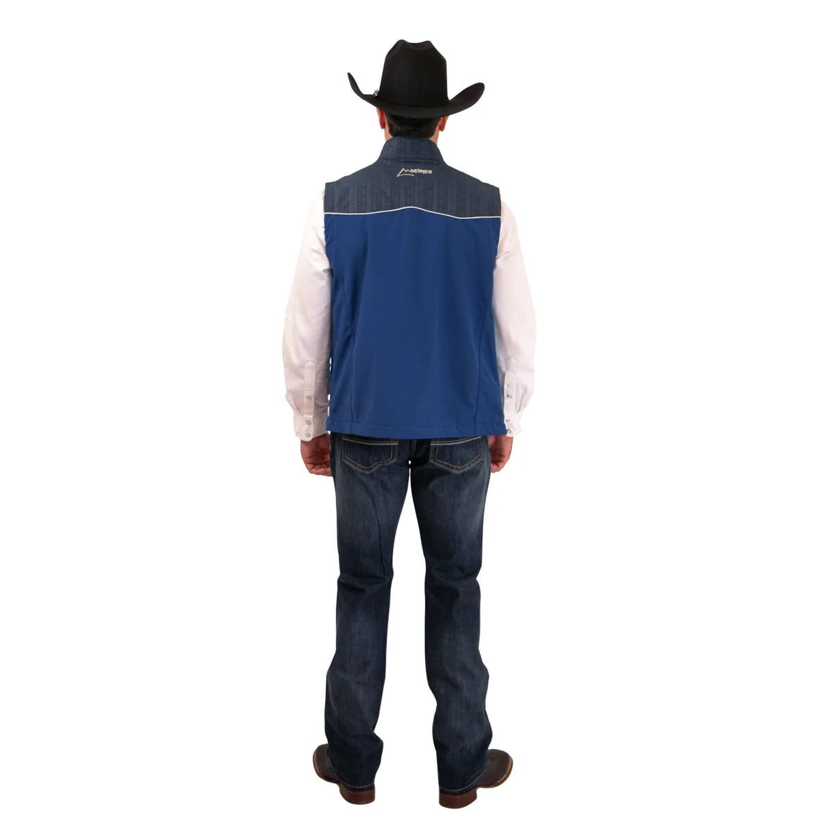 Chaleco Icy Denver Vaquero Impermeable Azul Marino y Azul Grisáceo