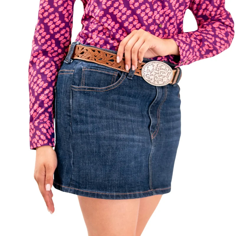 Falda Vaquera Denver de Mezclilla para Dama con Stretch
