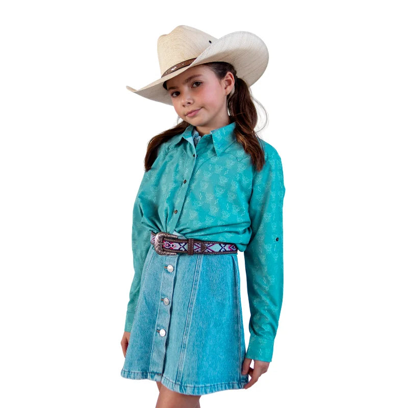 Camisa Fishing Niña Vaquitas
