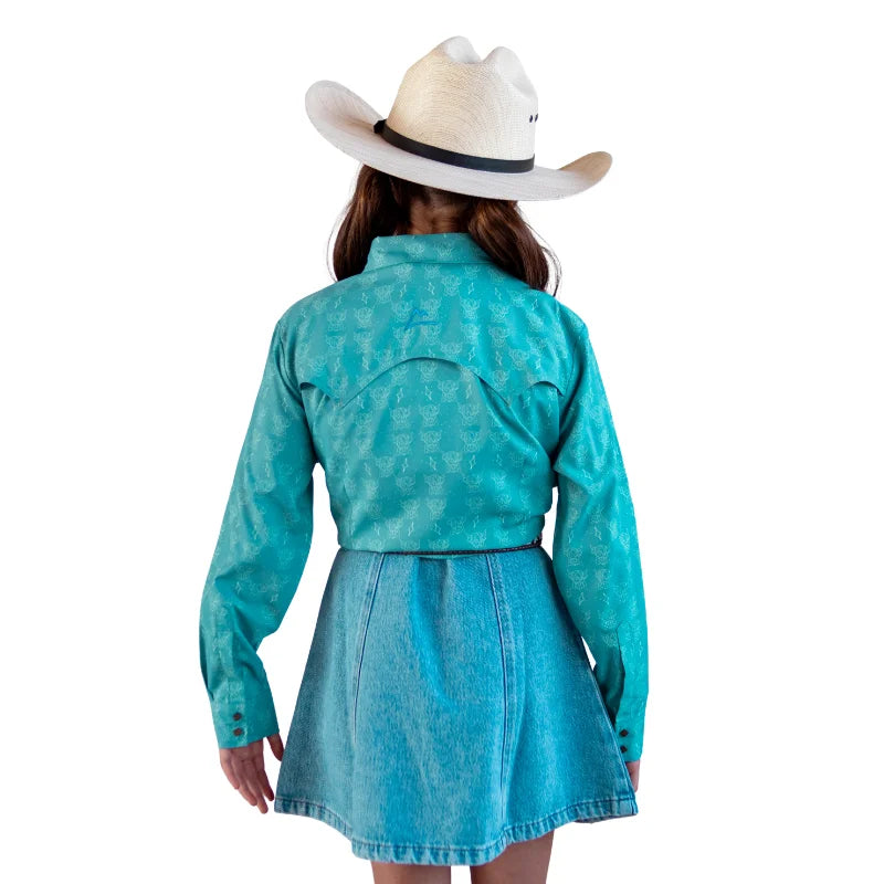 Camisa Fishing Niña Vaquitas