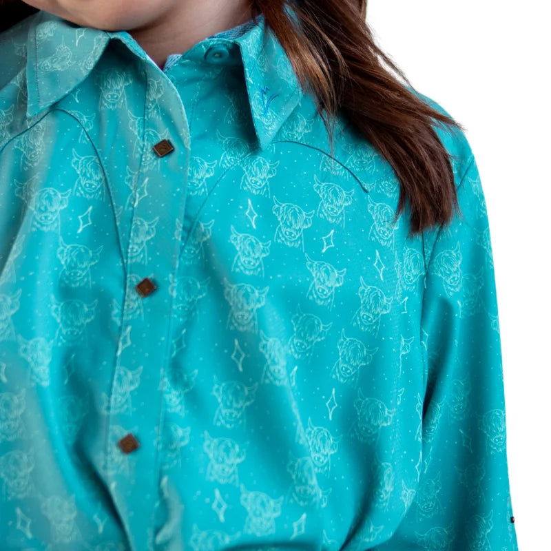 Camisa Fishing Niña Vaquitas