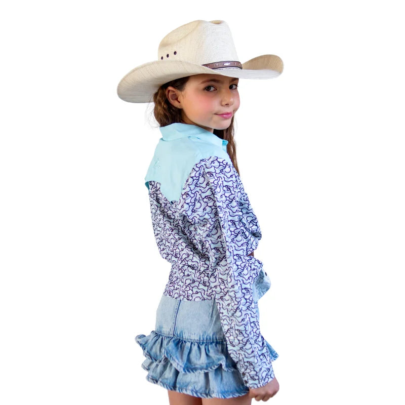 Camisa Denver Fishing Niña Cuerdas