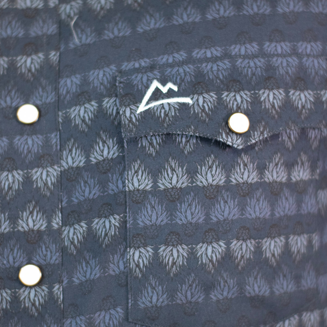 Camisa Vaquera Penca en Franjas Azul