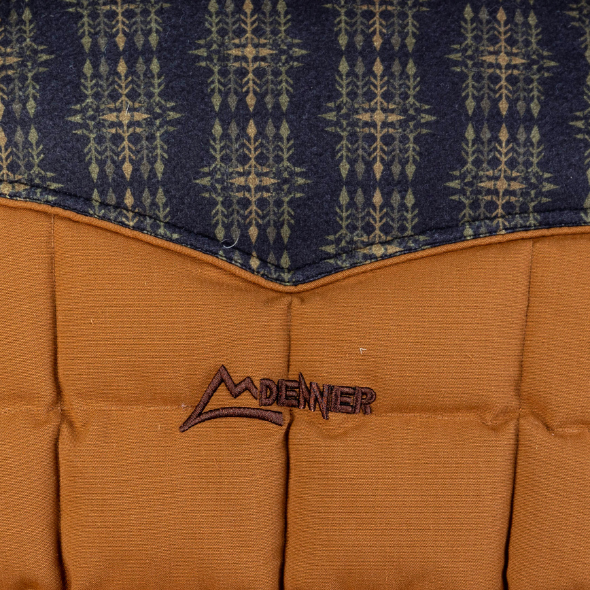 Chamarra Faux Canvas Tlan Black/Yellow