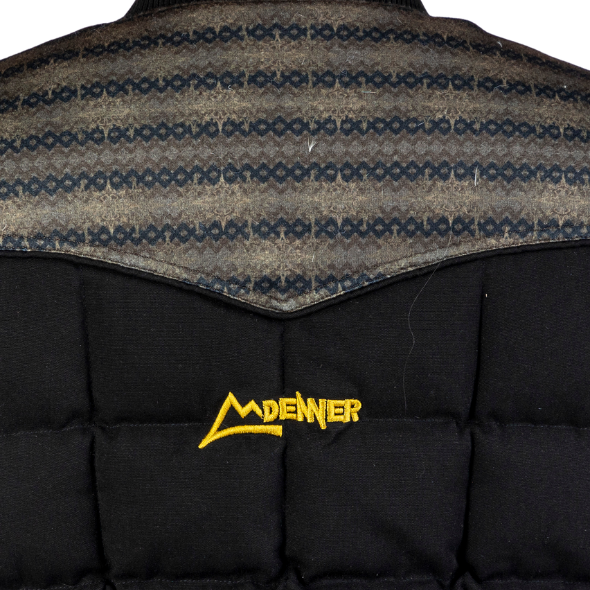 Chaleco Faux Tonatuh Dark Brown/Black