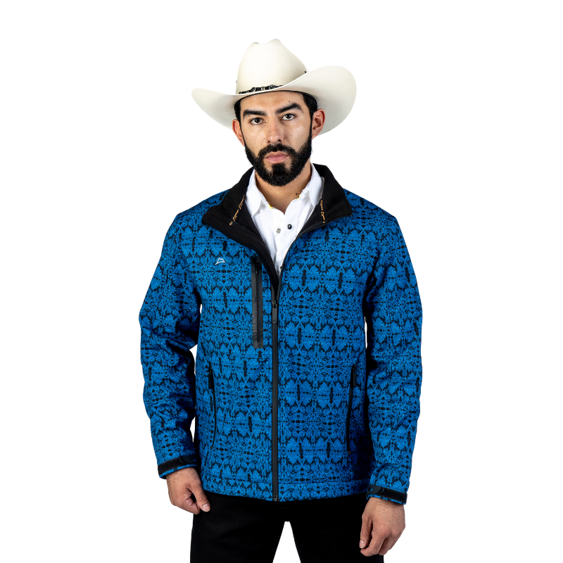 Chamarra Spandex Repujado Navy