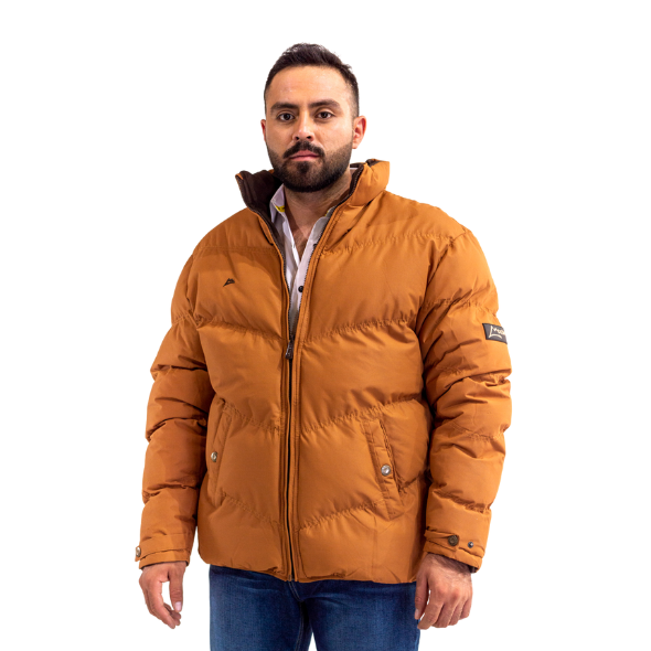 Chamarra Caballero Doble Vista Yellow/Brown