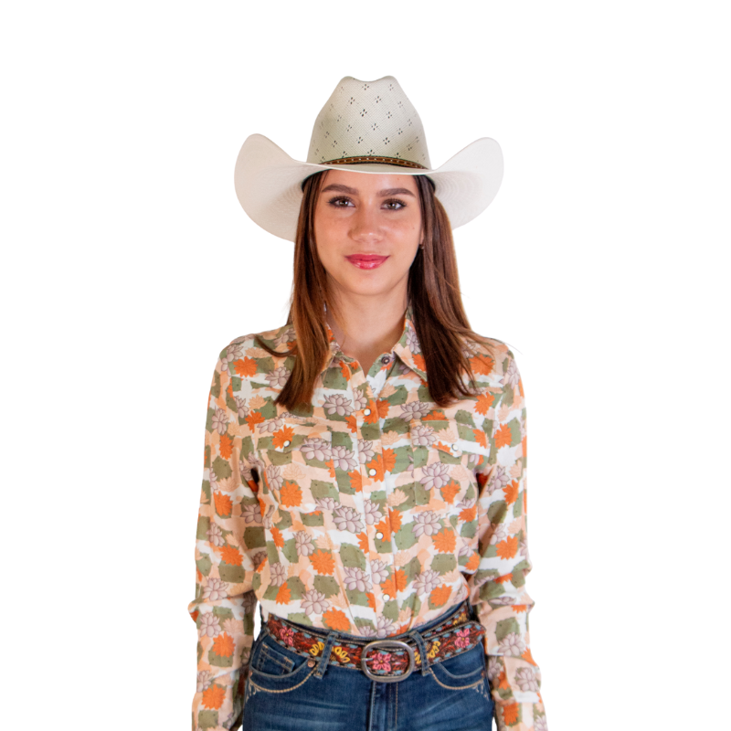 Camisa Mujer Icy Denver Estampado Cactus