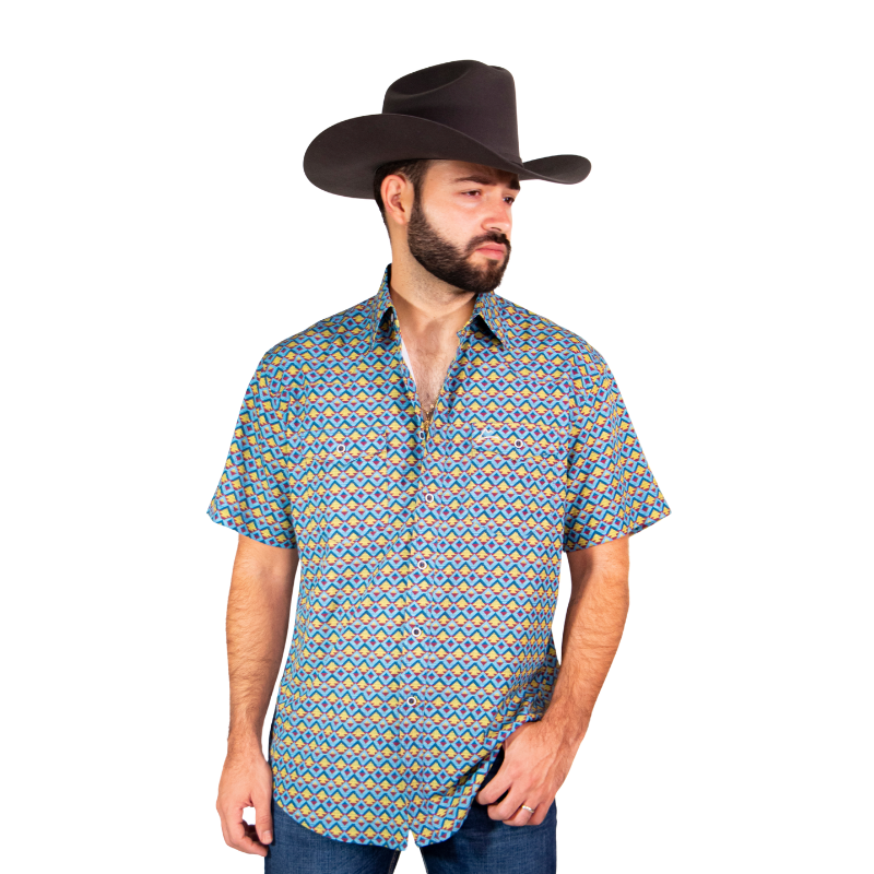 Camisa Vaquera Frisco Étnico Tapete