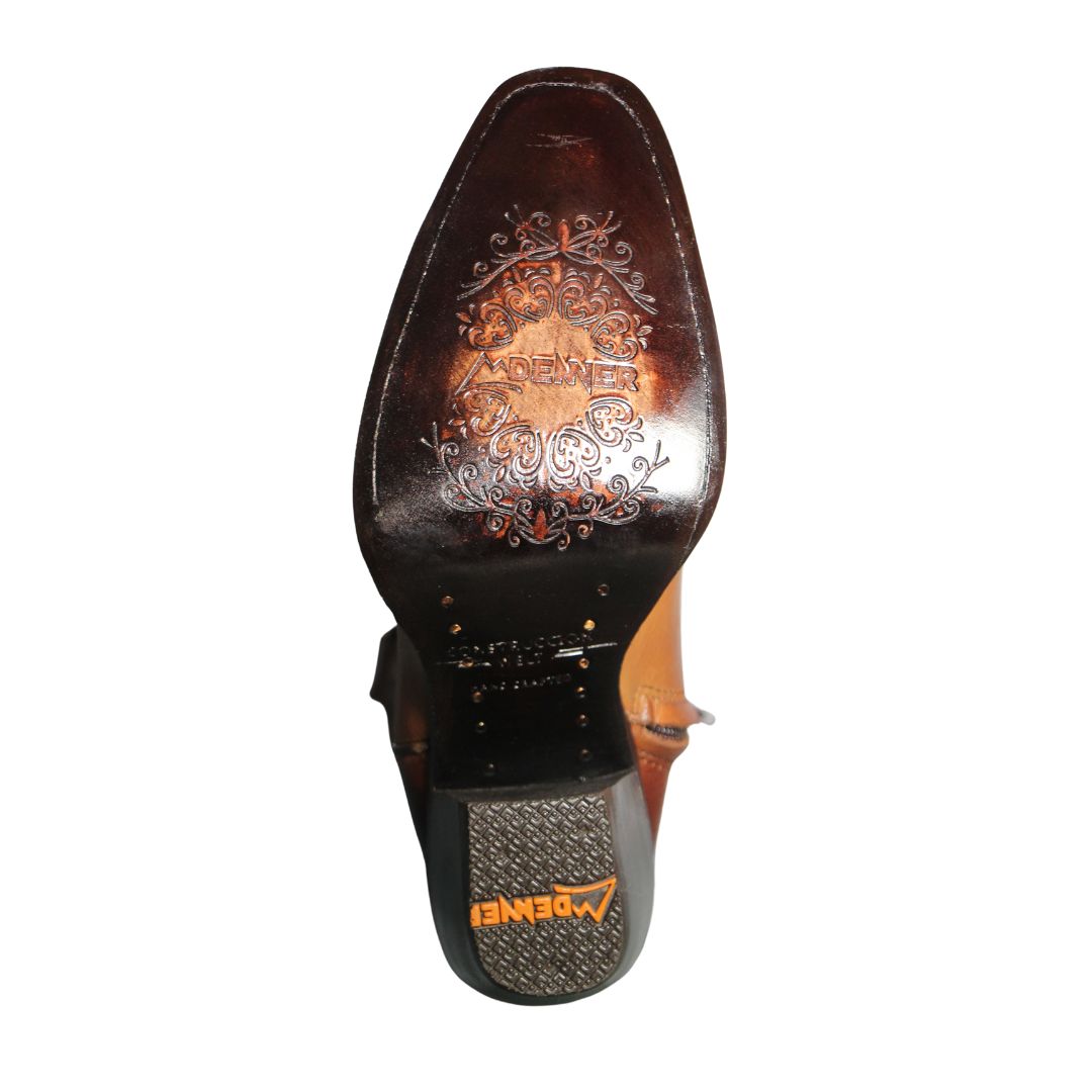 Bota Vaquera Tabaco/Amarillo Rojo