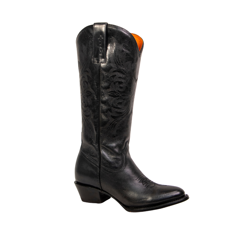 Bota Alejandra Negra de Res/Hersey