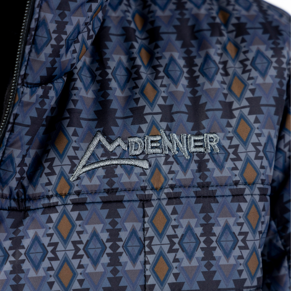 Chamarra Nylon Tribal Azteca Navy Blue