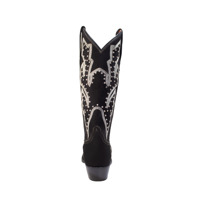 Bota Nobuck Negra Wings