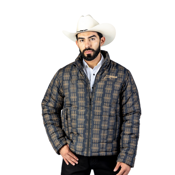 Chamarra Nylon Tribal Tlan Black Lafayette