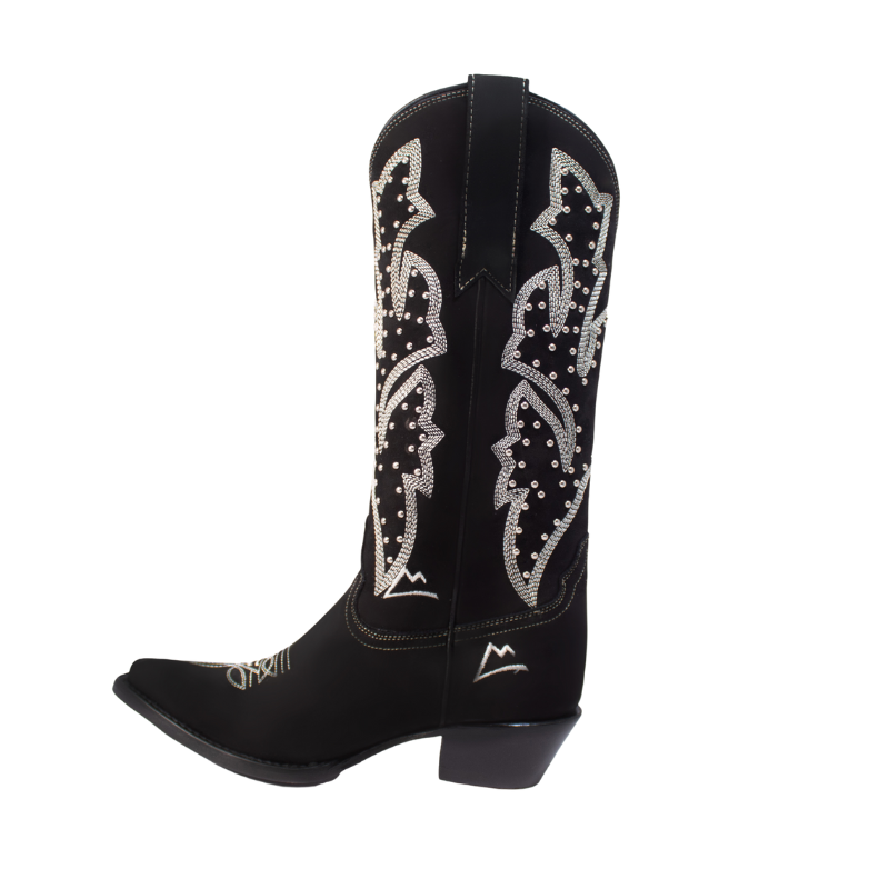 Bota Nobuck Negra Wings