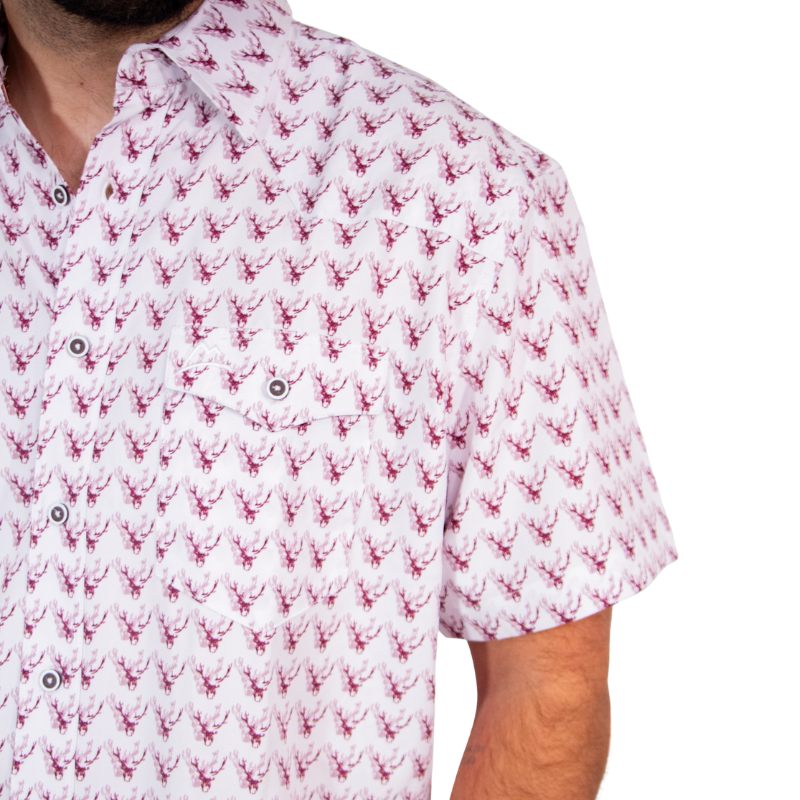 Camisa Vaquera Frisco Estampado Venados
