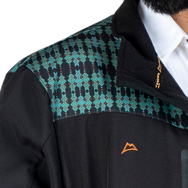 Chaleco Spandex Nativo Verde-Black VE906-NV1