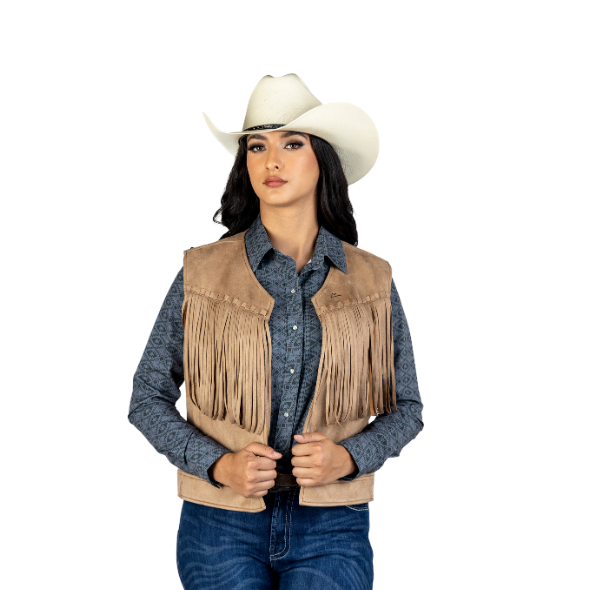 Chaleco Vaquero Denver Suade Kahk