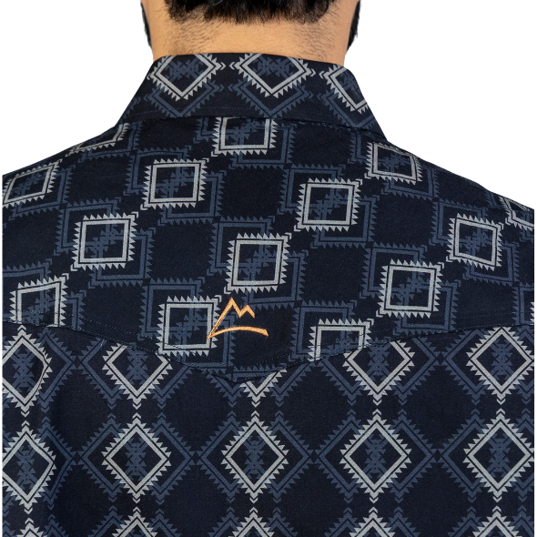 Camisa Vaquera Icy Denver Mosaico Rombos