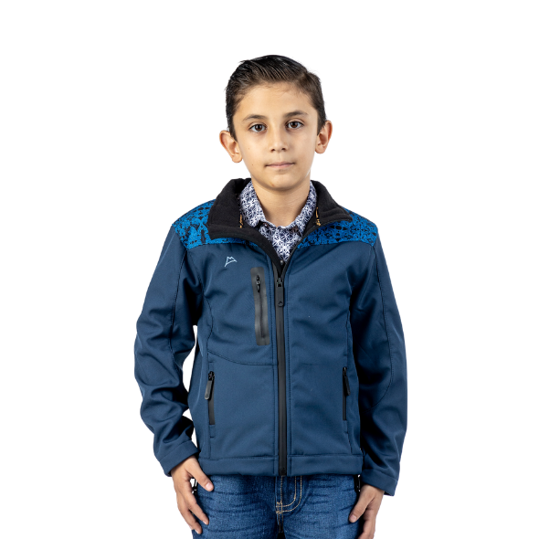 Chamarra Kids Spandex Repujado Navy/Dark Navy