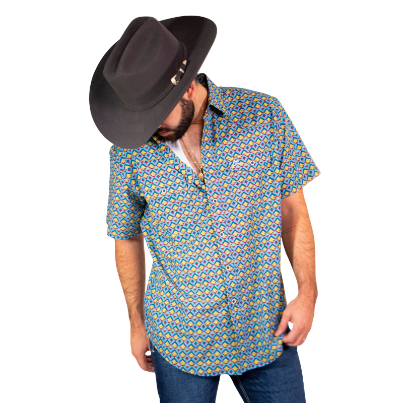 Camisa Vaquera Frisco Étnico Tapete