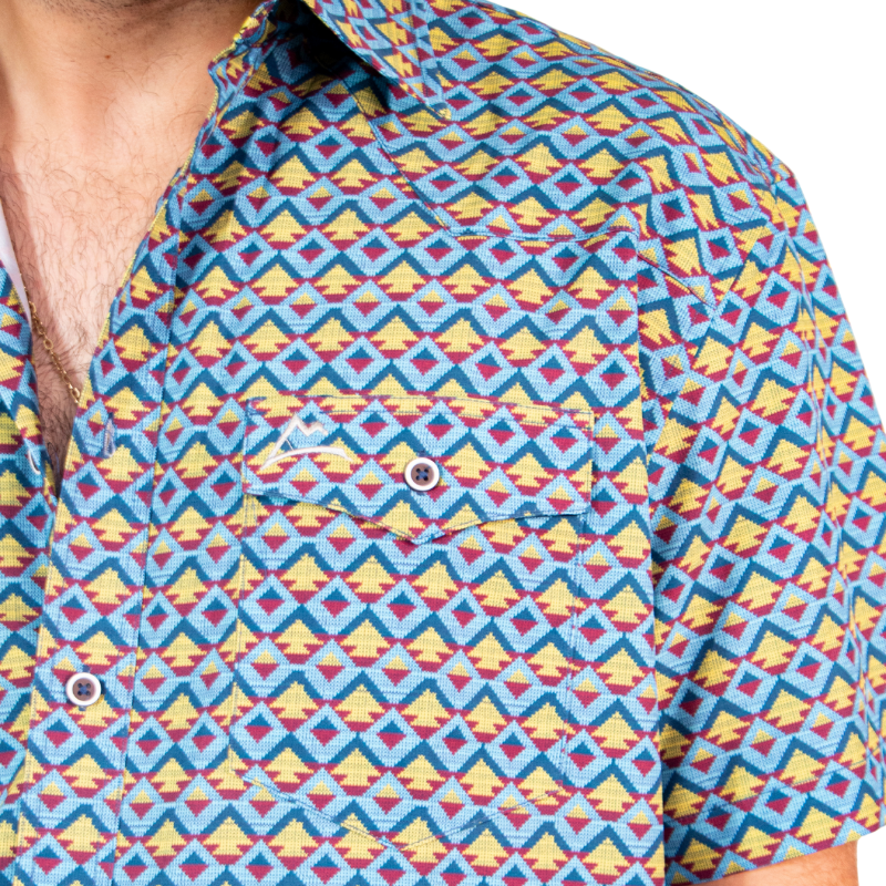 Camisa Vaquera Frisco Étnico Tapete