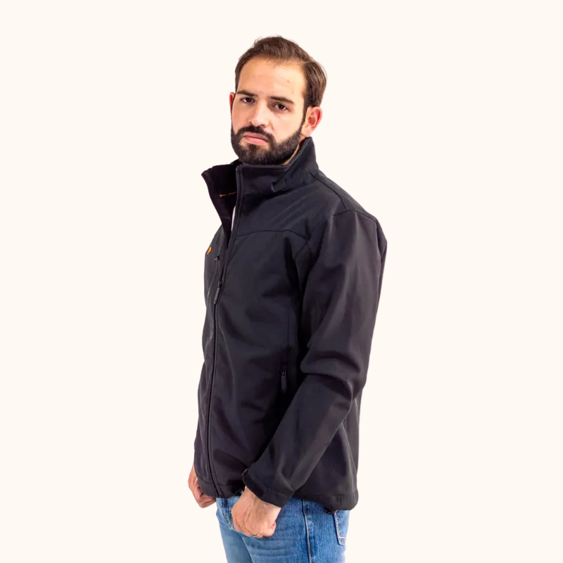 Chamarra Spandex Black-Orange