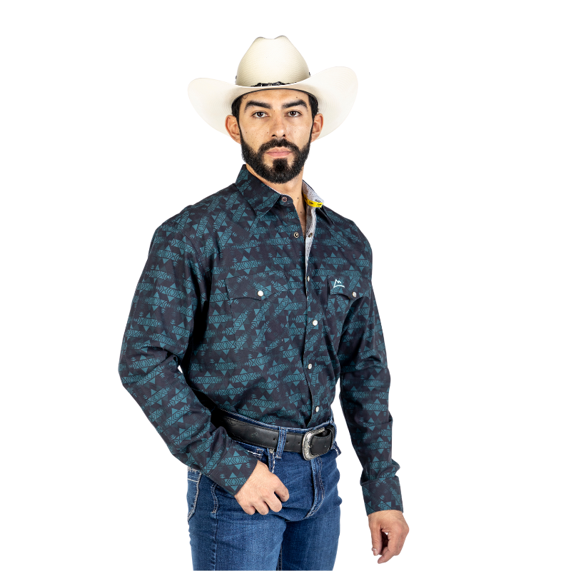 Camisa Vaquera Icy Denver Triángulos Trival