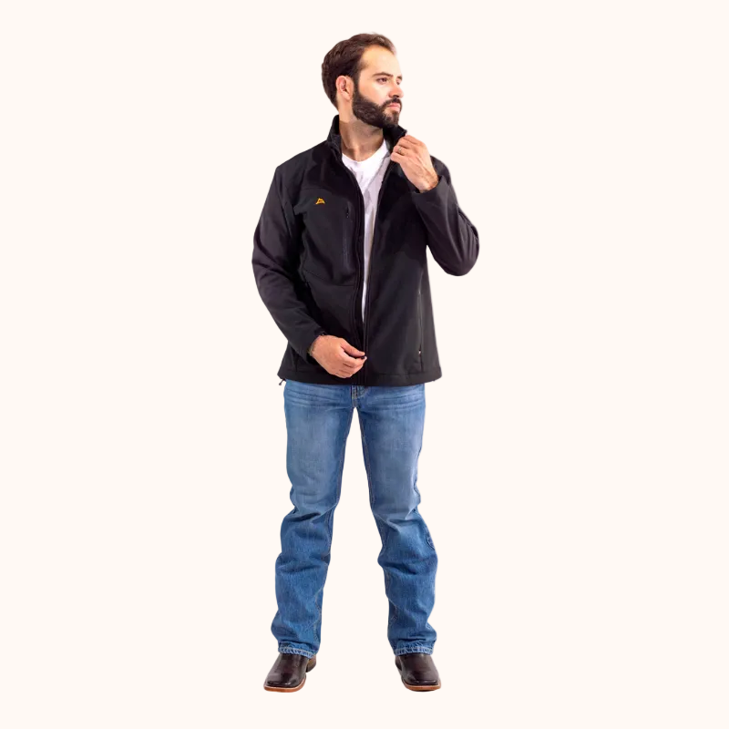 Chamarra Spandex Black-Orange