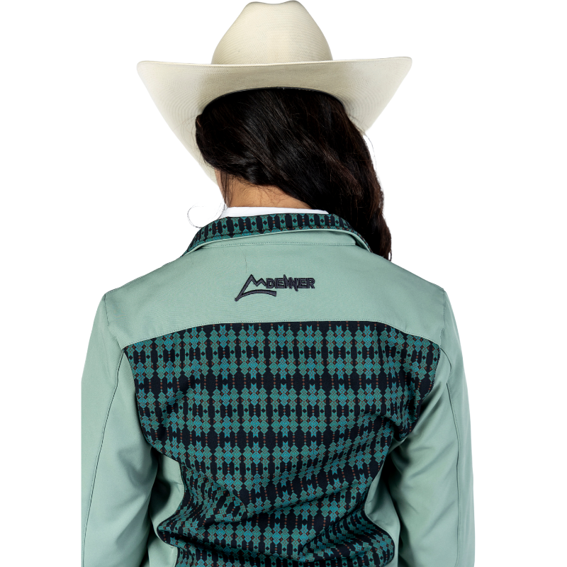 Chamarra Vaquera Denver Spandex Nativo Verde
