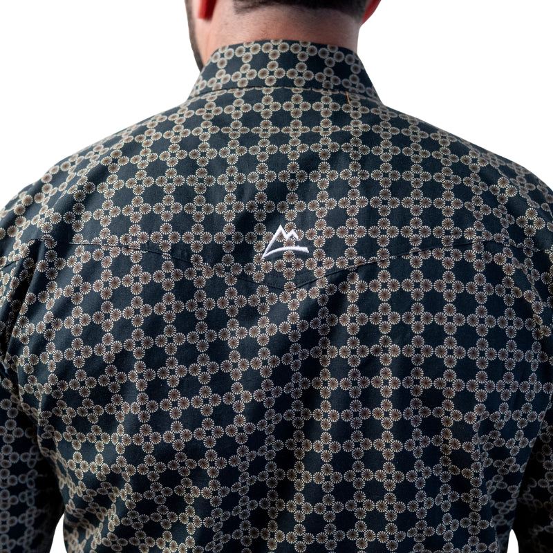Camisa Vaquera Caballero Icy Denver Biznaga Negra