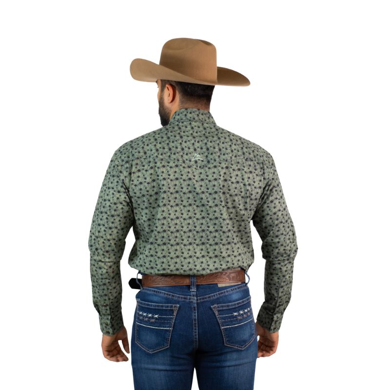 Camisa Hombre Icy Denver Nopal Verde