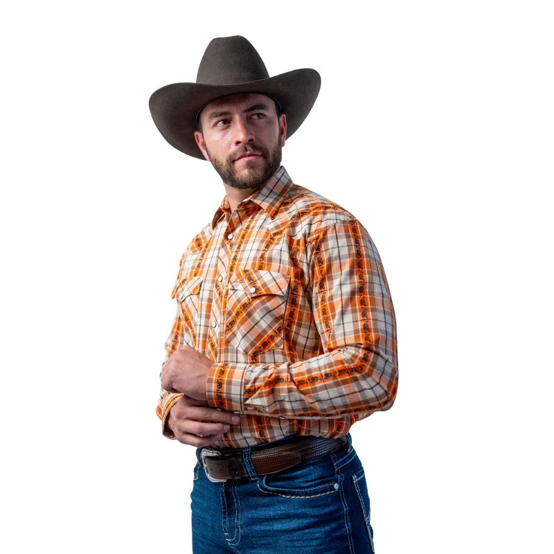 Camisa Vaquera Icy Denver Caballero Cuadros