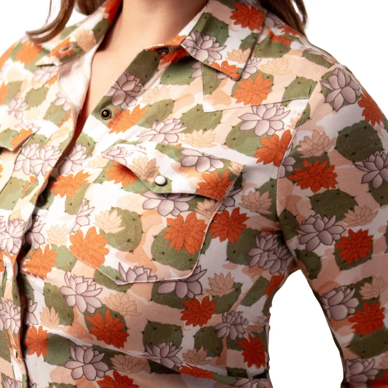 Camisa Mujer Icy Denver Estampado Cactus