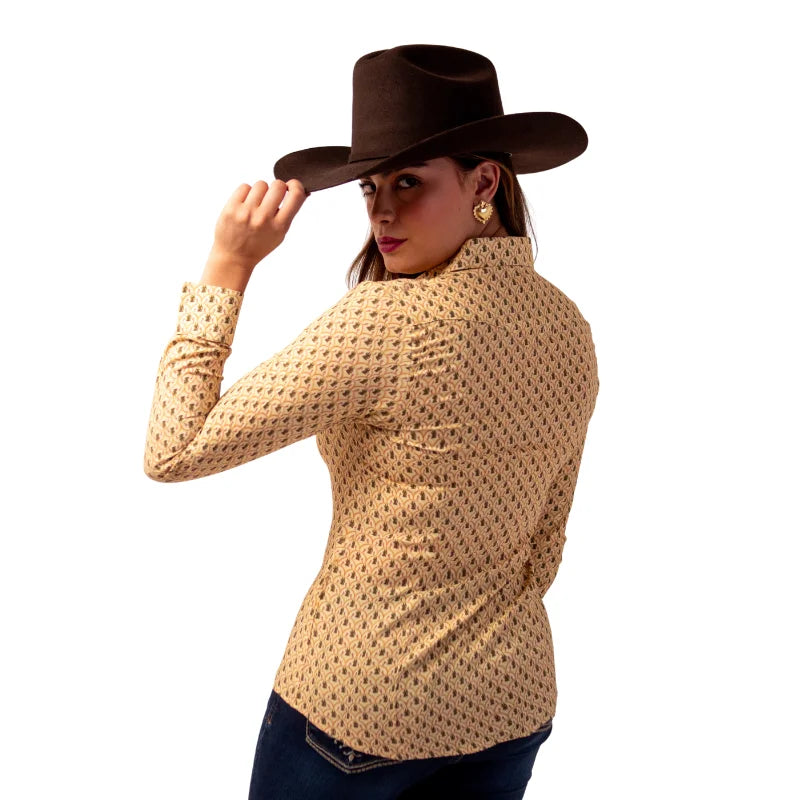 Camisa Vaquera Estampado Cactus