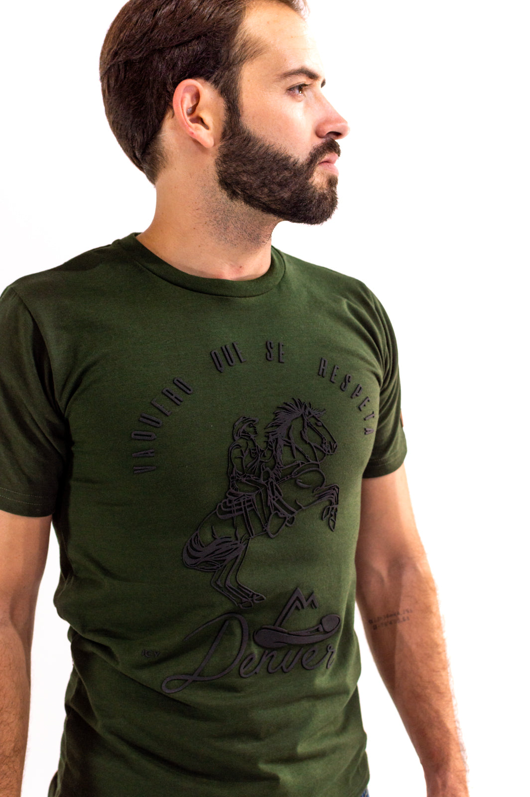 Playera Para Caballero Jaspe Botella