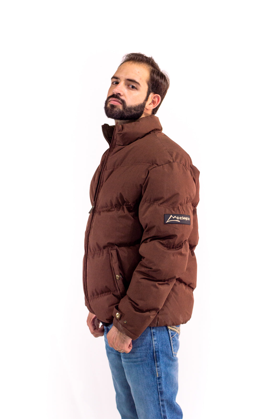 Chamarra Caballero Doble Vista Red Coffee/Dark Olive
