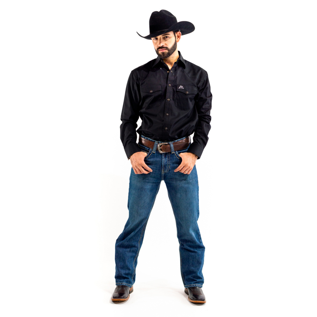 Camisa Vaquera CHH111 Negra 3