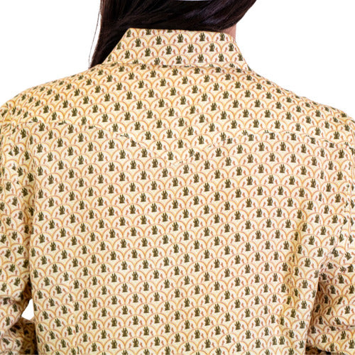 Camisa Vaquera Estampado Caballos Y Cactus