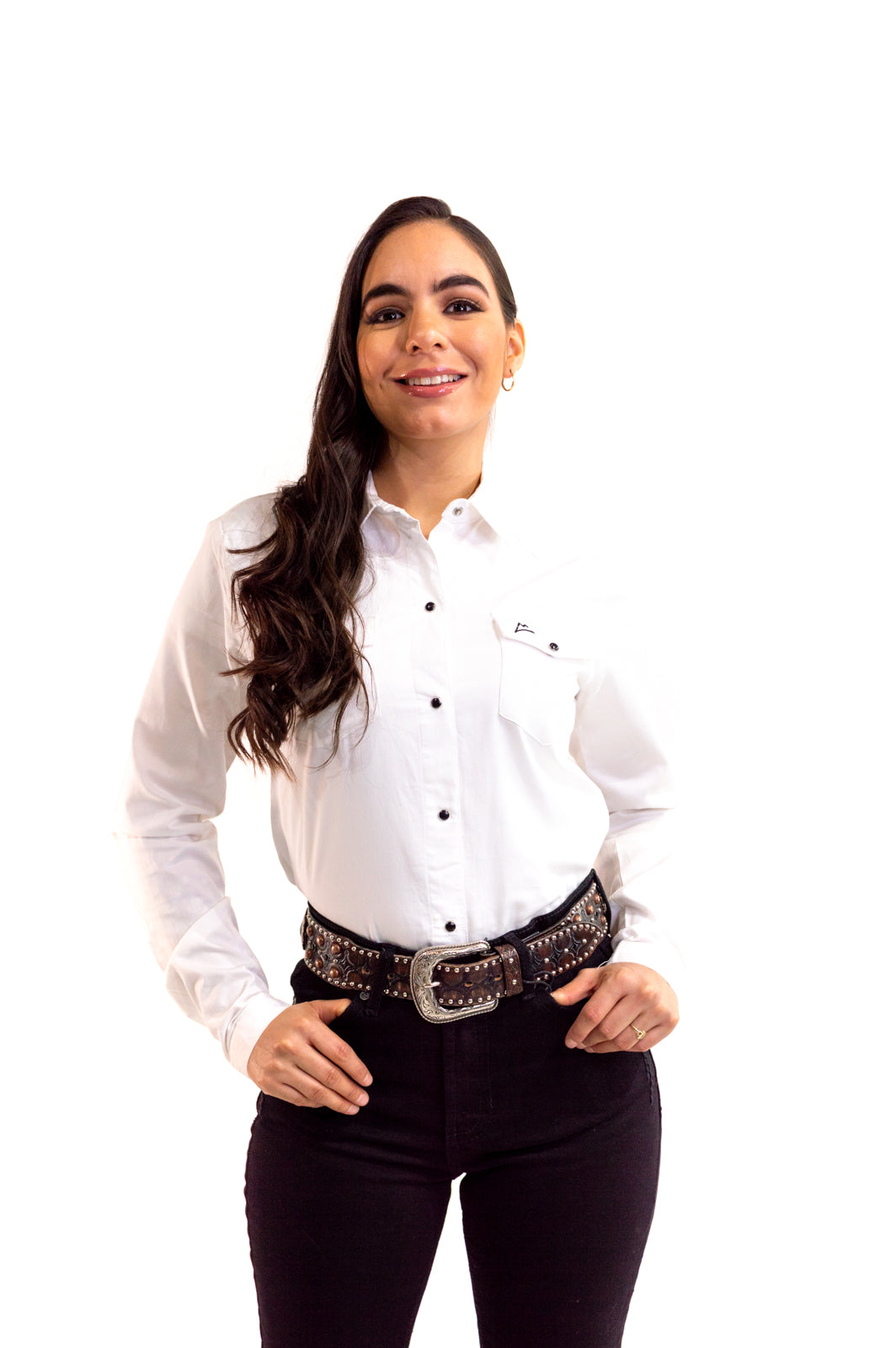 Camisa Vaquera Dama Blanco