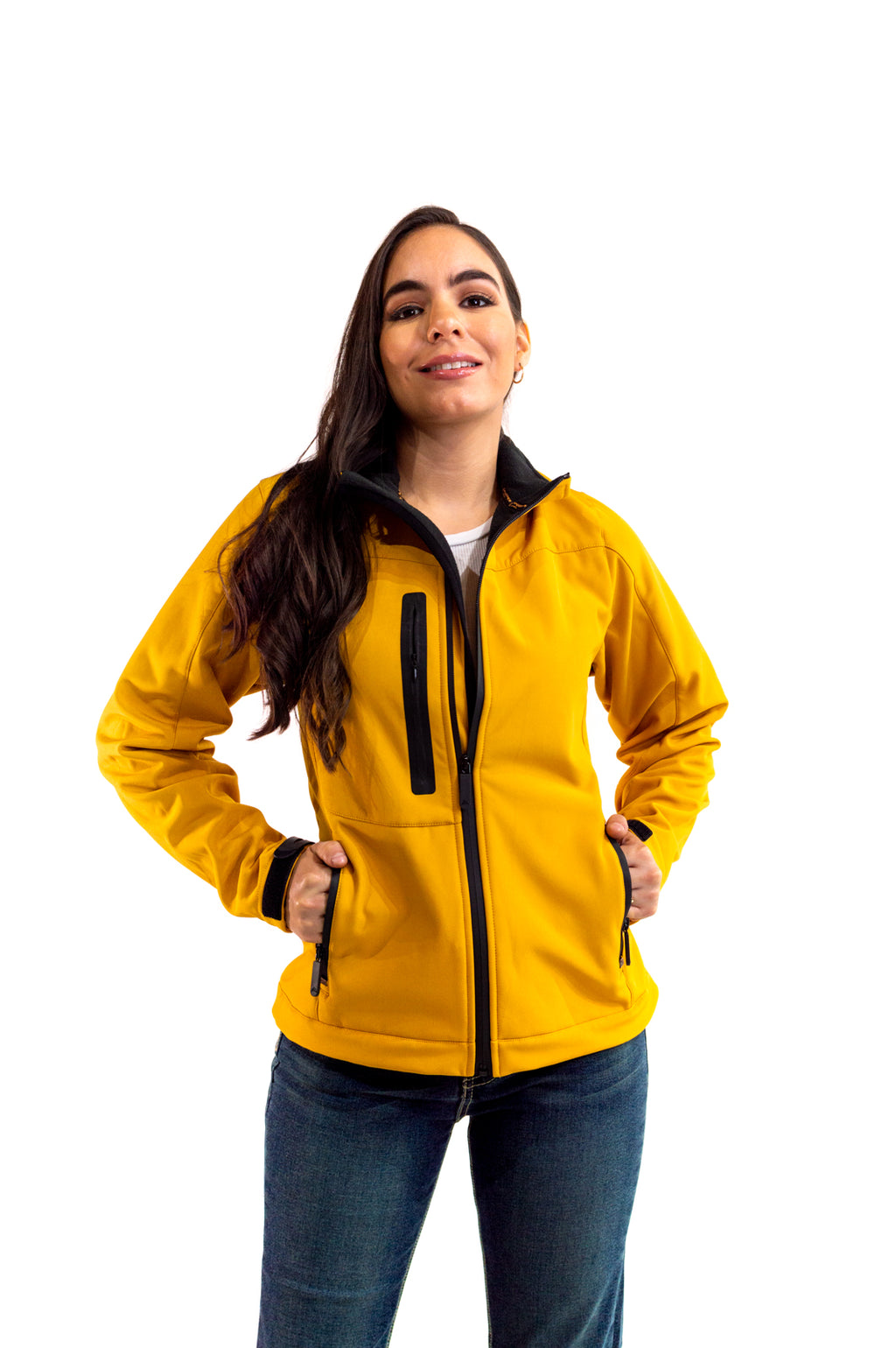 Chamarra Mujer Spandex Ámbar Dark Grey