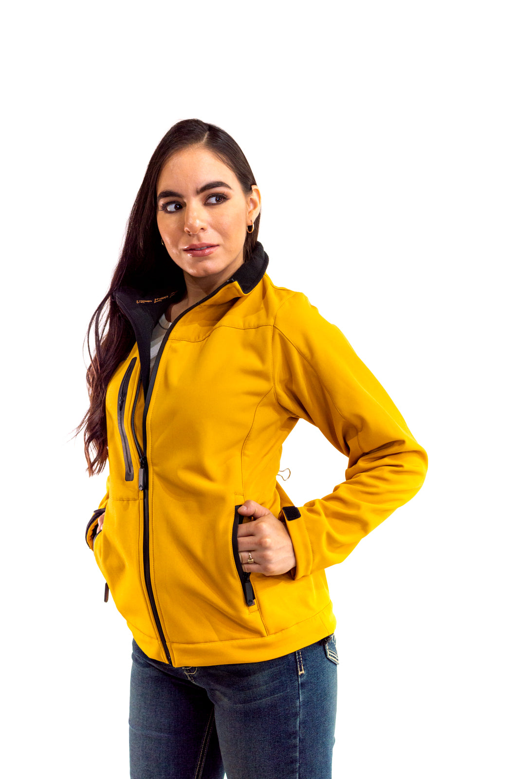 Chamarra Mujer Spandex Ámbar Dark Grey