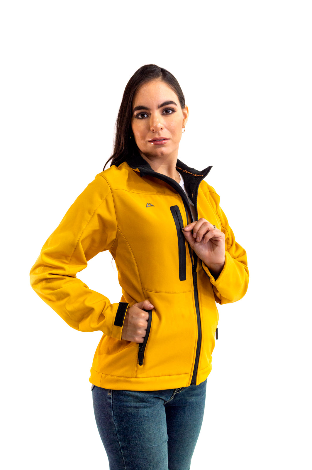 Chamarra Mujer Spandex Ámbar Dark Grey