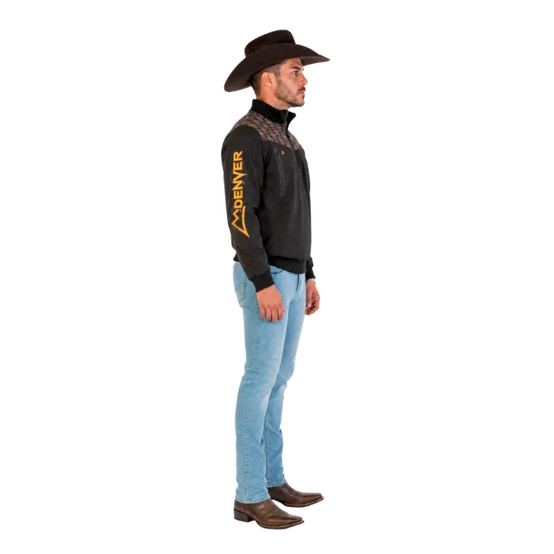 Sudadera Vaquera Tlan Black / Black