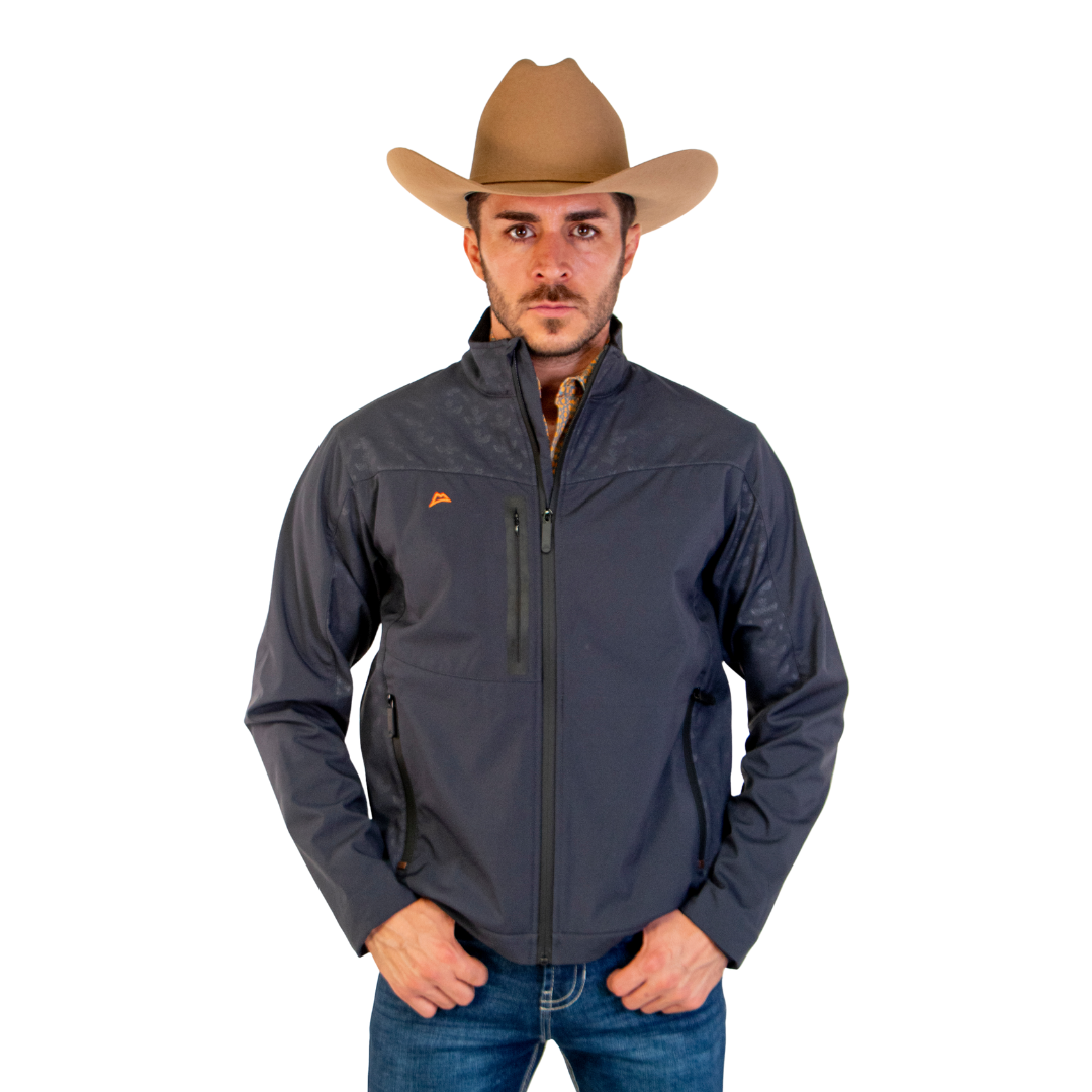 Chamarra Vaquera Águila Gloss Gray