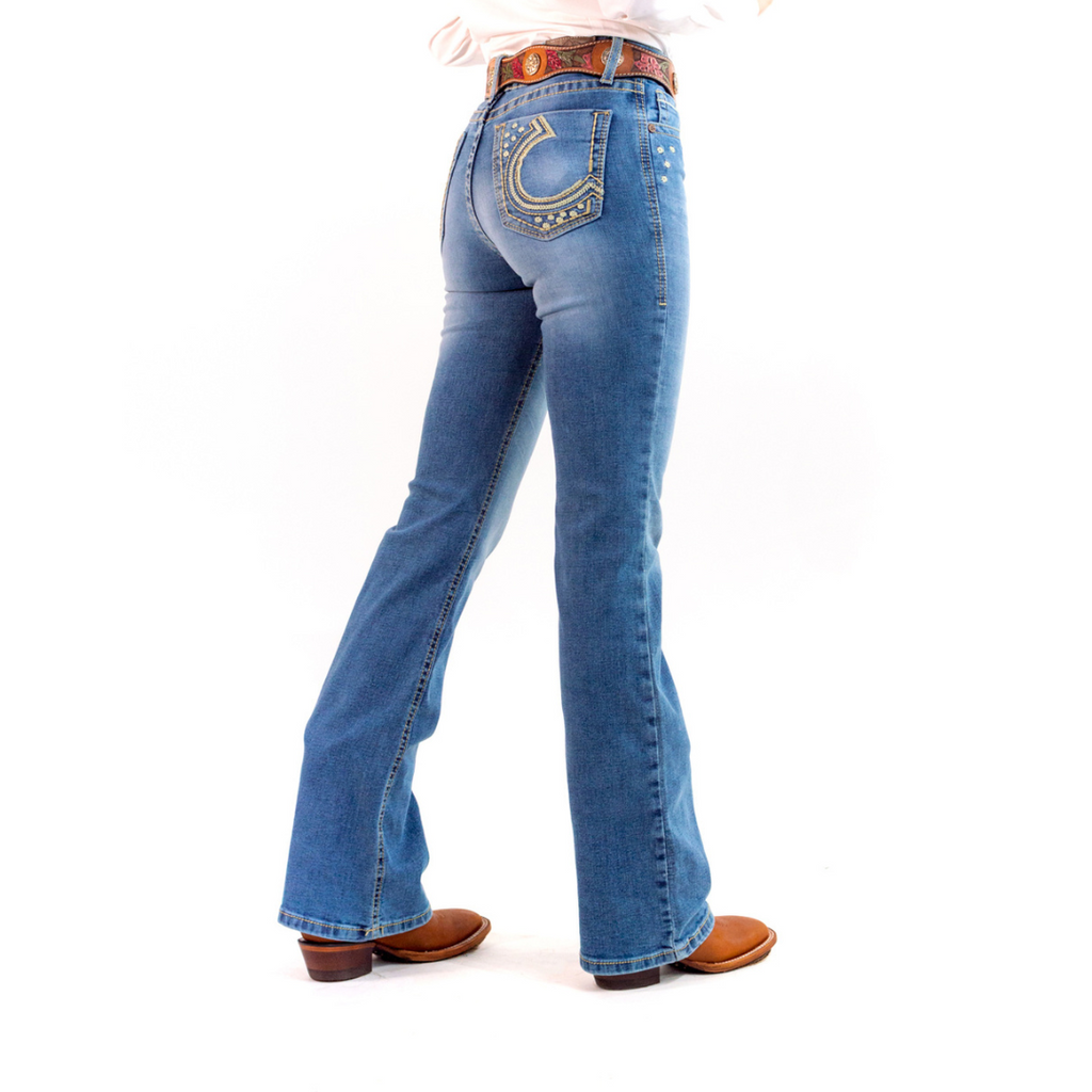 Jeans Icy Denver Cintura Media Corte Bota DM031