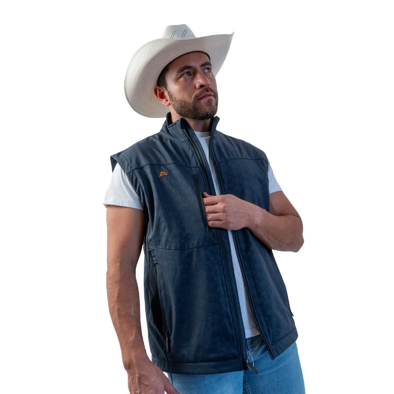Chaleco Vaquero Águila Gloss Gris Impermeable Stretch