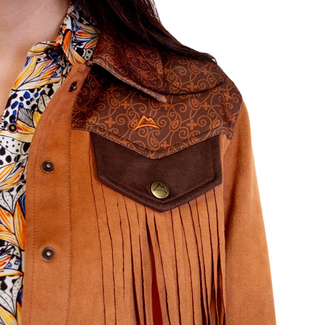 Chamarra Paisley Yellow Suede / Canvas