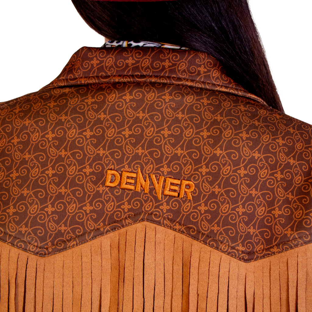 Chamarra Paisley Yellow Suede / Canvas